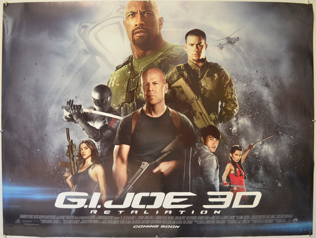 G.I. Joe - Retaliation  Original Quad Poster - Film Poster - Movie Poster