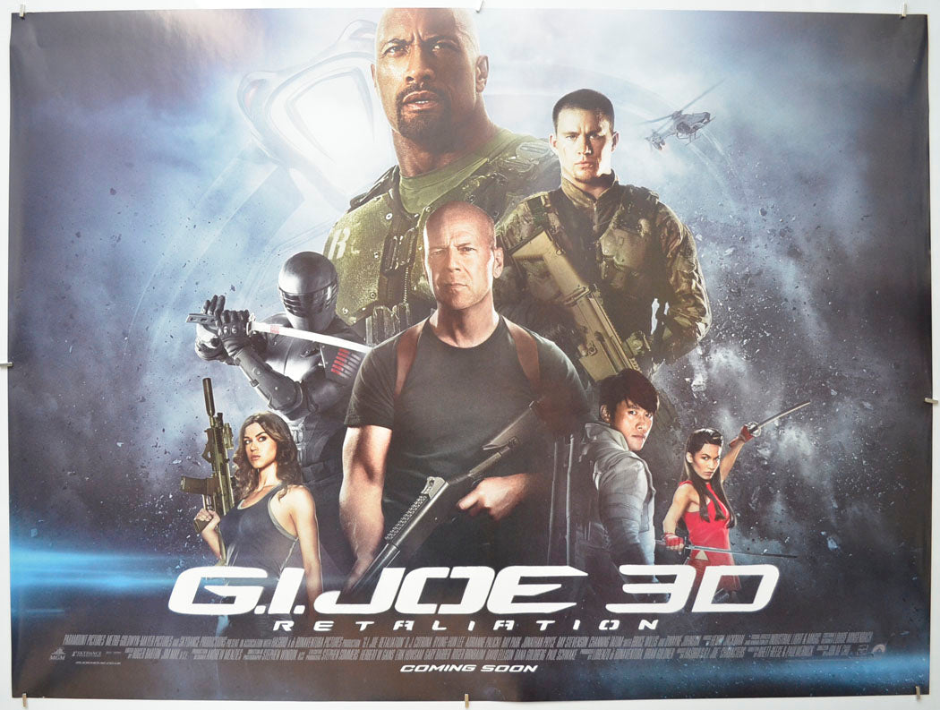 G.I. Joe - Retaliation  Original Quad Poster - Film Poster - Movie Poster