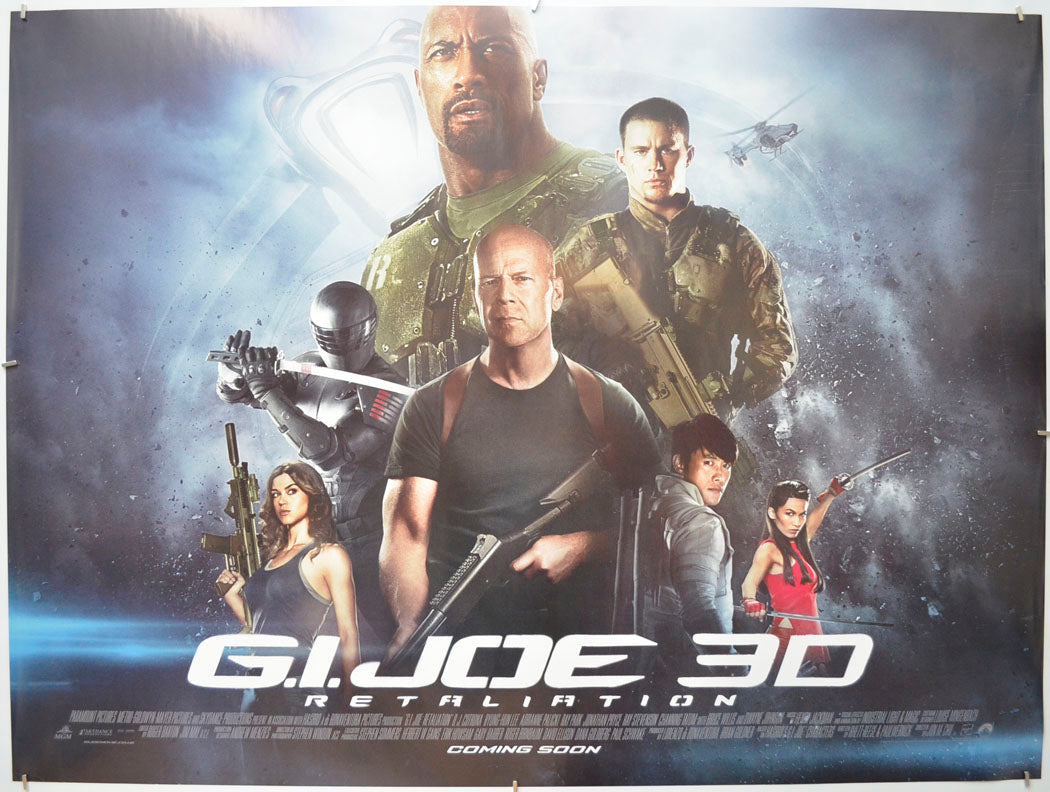 G.I. Joe - Retaliation  Original Quad Poster - Film Poster - Movie Poster