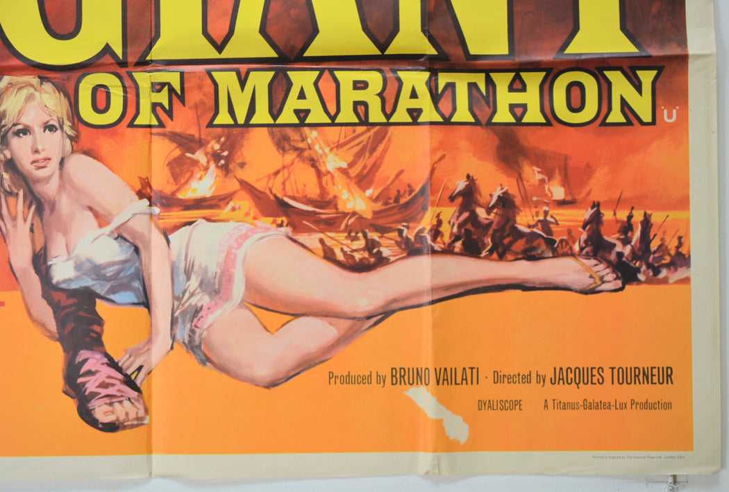 THE GIANT OF MARATHON (Bottom Right) Cinema Quad Movie Poster 