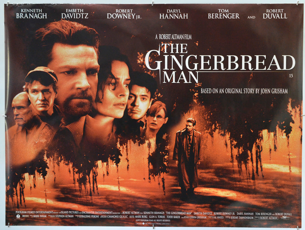 The Gingerbread Man - Original Quad Poster - Film Poster - Movie Poster