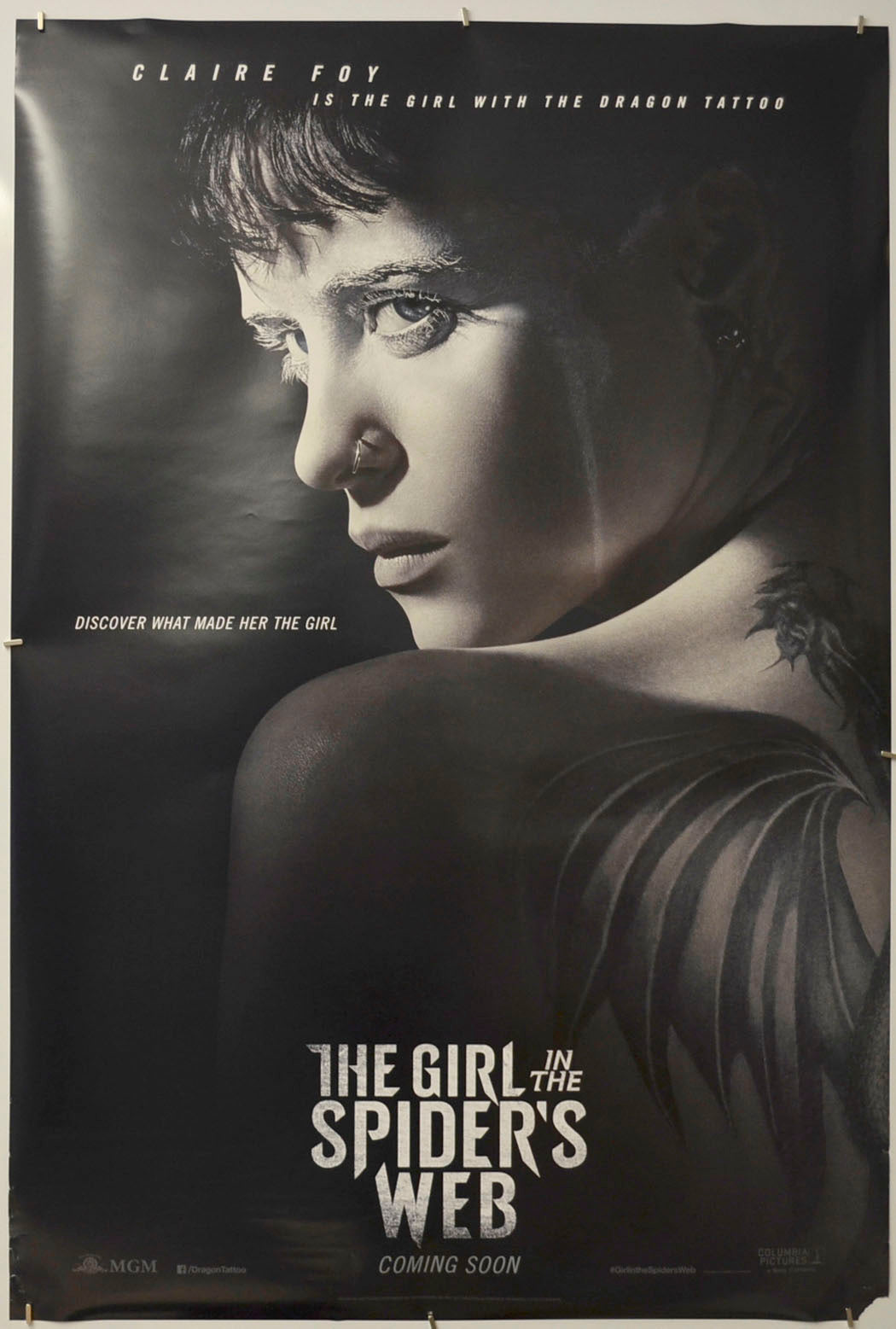 The Girl in the Spider's Web Original One Sheet Poster - Film Poster - Movie Poster