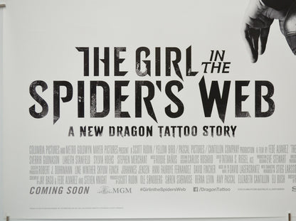 THE GIRL IN THE SPIDER’S WEB (Bottom Left) Cinema Quad Movie Poster 