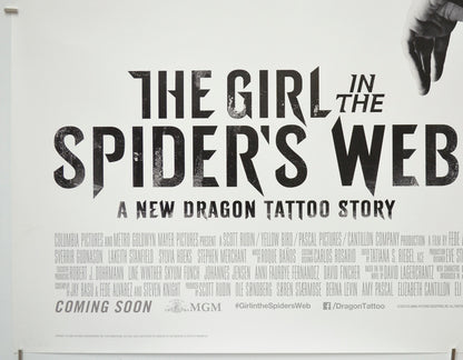 THE GIRL IN THE SPIDER’S WEB (Bottom Left) Cinema Quad Movie Poster 