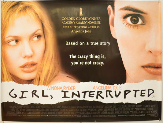 Girl Interrupted Original Quad Poster - Film Poster - Movie Poster