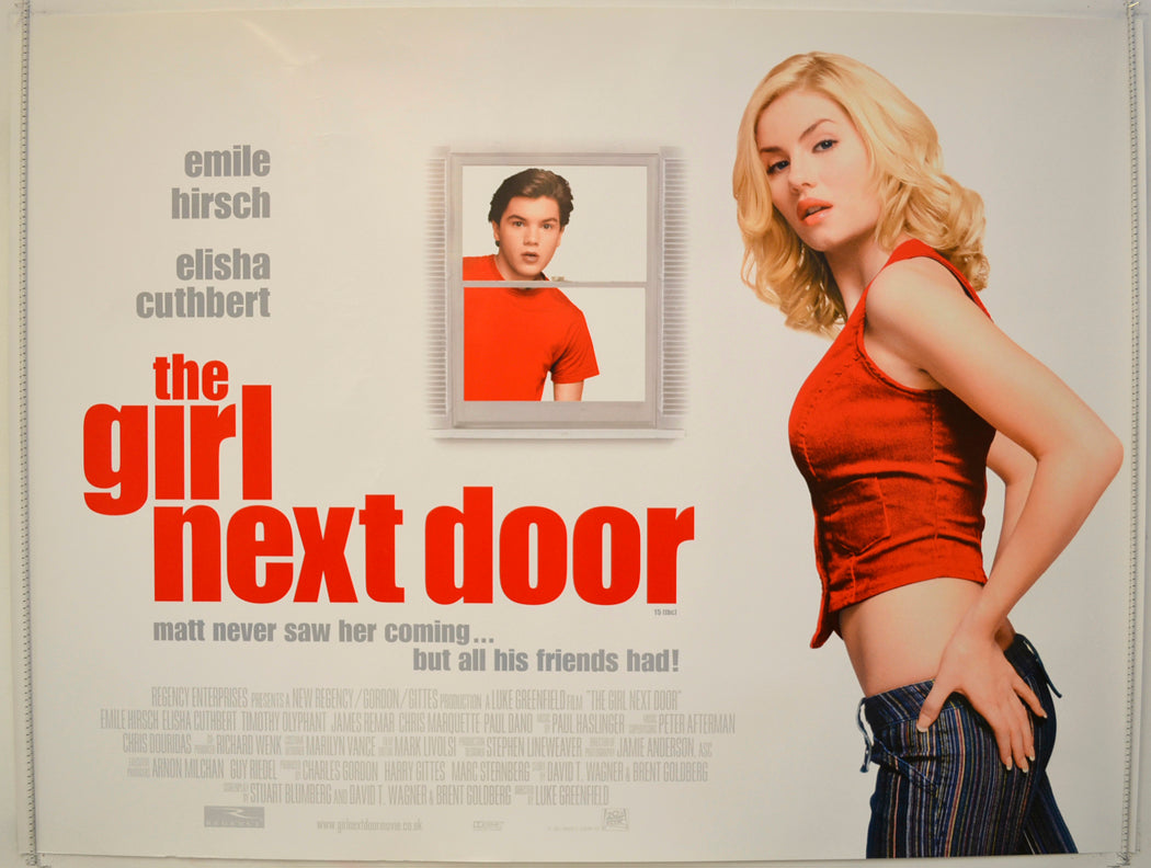 The Girl Next Door  Original Quad Poster - Film Poster - Movie Poster 