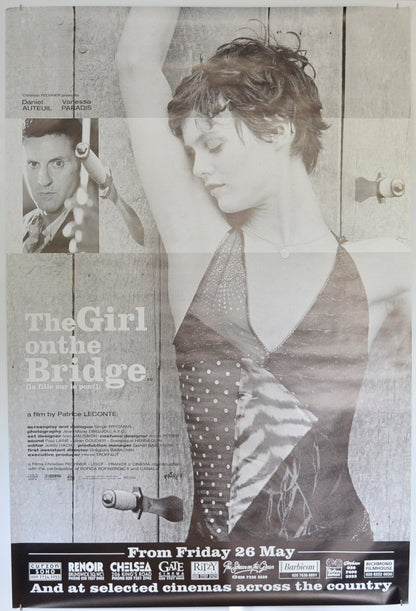 The Girl On The Bridge  (La fille sur le pont)  Original British 4 Sheet Poster  - Film Poster - Movie Poster