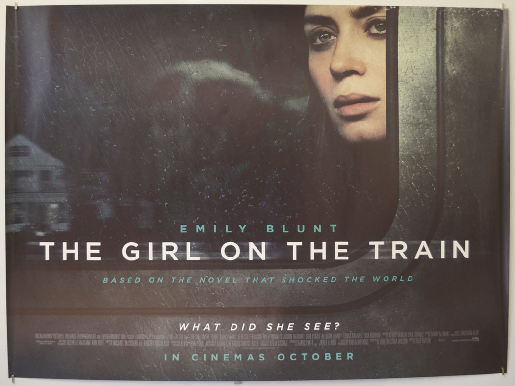 The Girl On The Train Original Quad Poster - Film Poster - Movie Poster