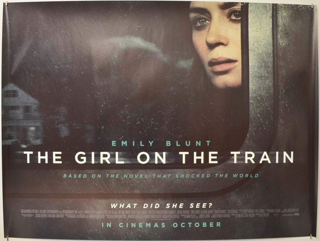 The Girl On The Train Original Quad Poster - Film Poster - Movie Poster