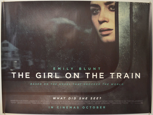 The Girl On The Train Original Quad Poster - Film Poster - Movie Poster