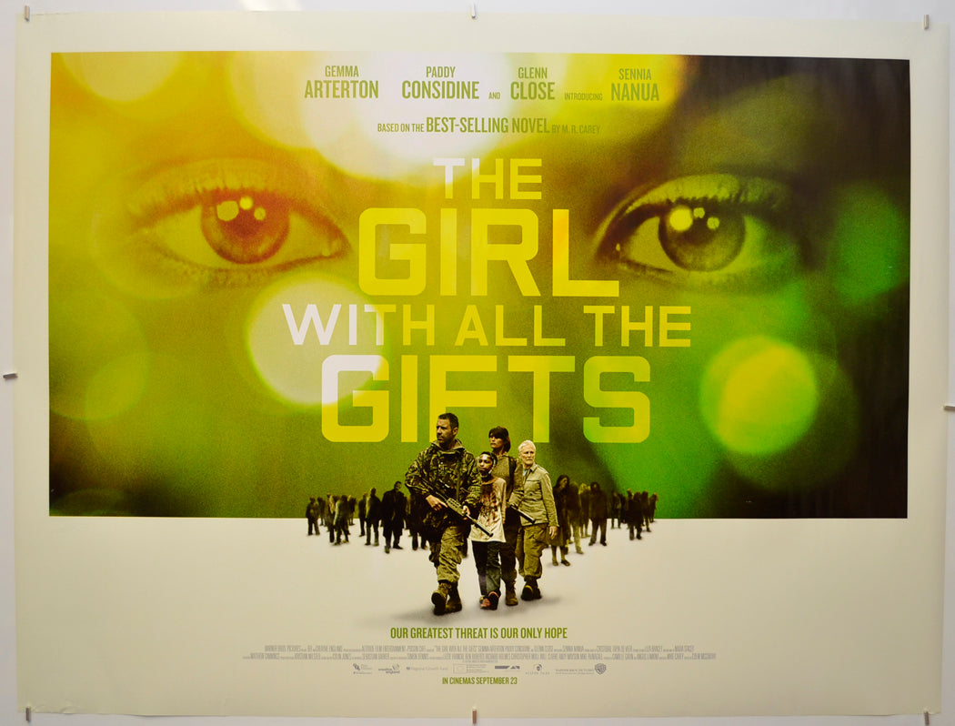 The Girl With All The Gifts (Teaser / Advance Version) Original Quad Poster - Film Poster - Movie Poster