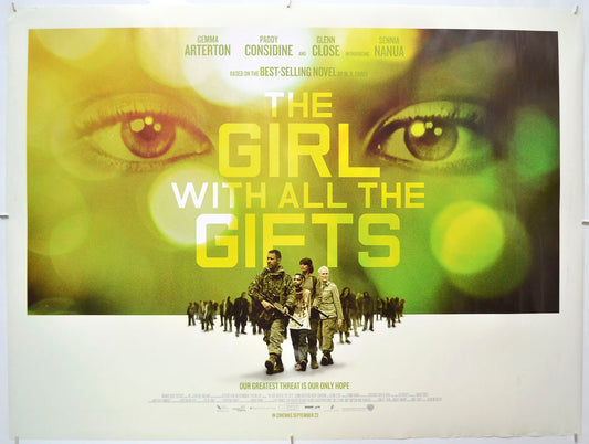 The Girl With All The Gifts (Teaser / Advance Version) Original Quad Poster - Film Poster - Movie Poster