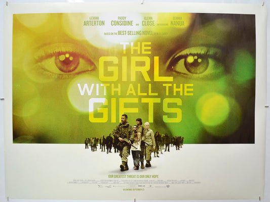 The Girl With All The Gifts (Teaser / Advance Version) Original Quad Poster - Film Poster - Movie Poster