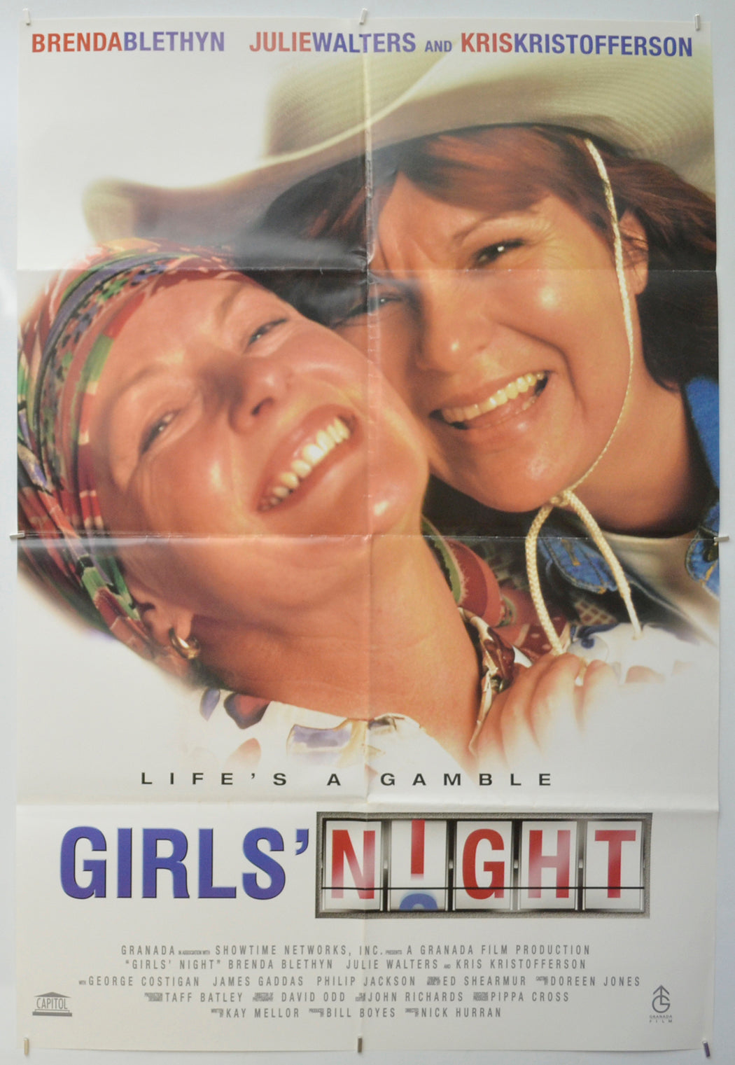 Girl’s Night  Original One Sheet Poster - Film Poster - Movie Poster