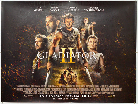 Gladiator II - Original Quad Poster - Film Poster - Movie Poster