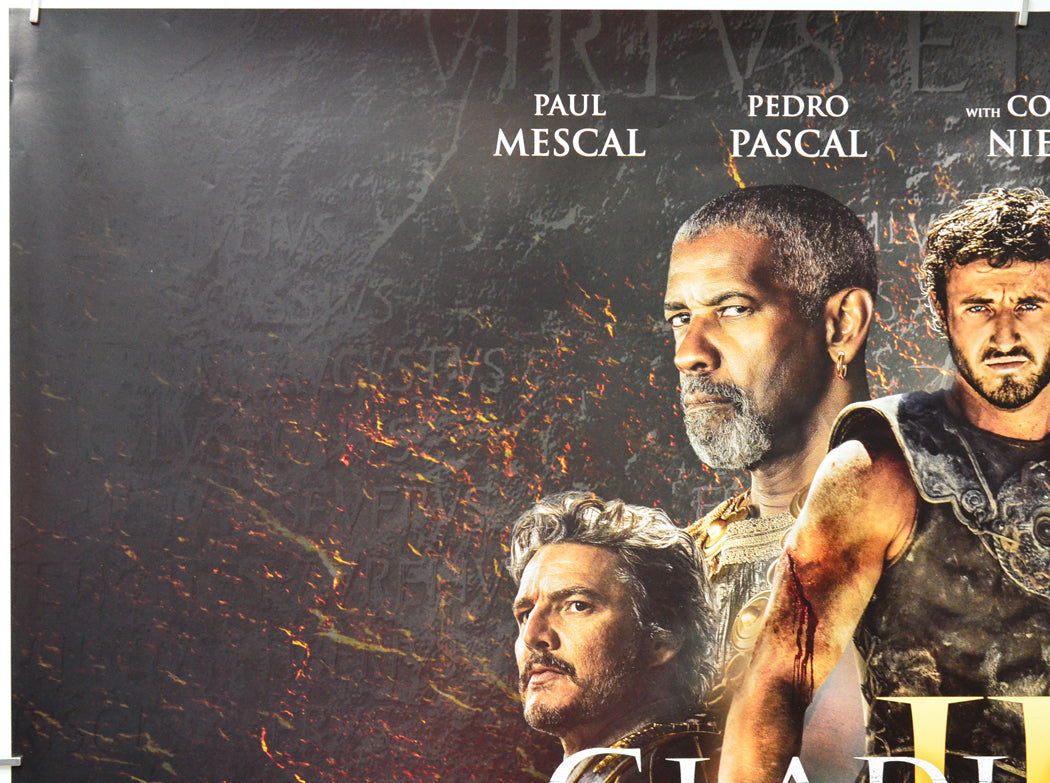 Gladiator II (Top Left) Cinema Quad Movie Poster 