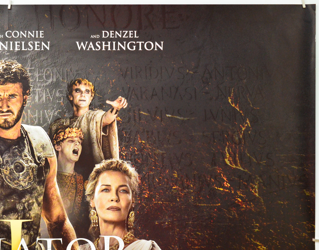 Gladiator II (Top Right) Cinema Quad Movie Poster 