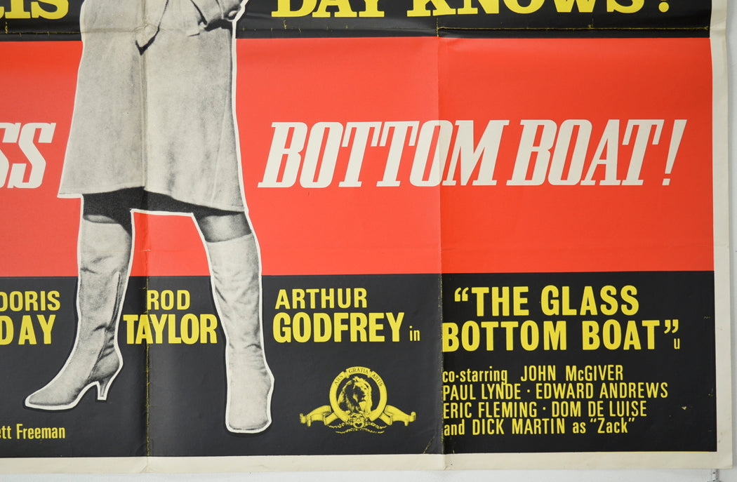 THE GLASS BOTTOM BOAT (Bottom Right) Cinema Quad Movie Poster 