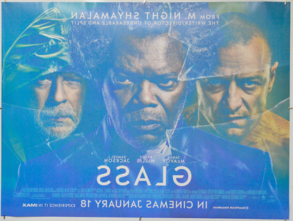Glass (Back) Cinema Quad Movie Poster 