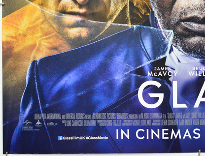 Glass (Bottom Left) Cinema Quad Movie Poster 
