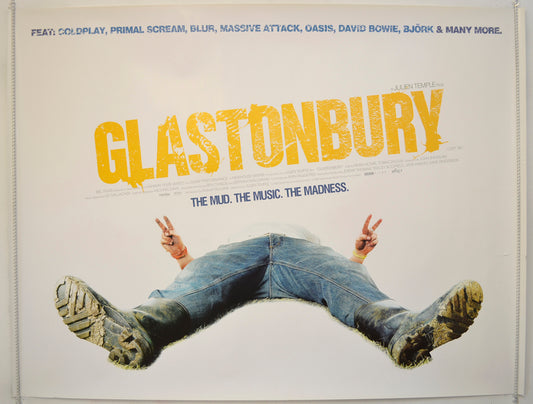 Glastonbury  Original Quad Poster - Film Poster - Movie Poster