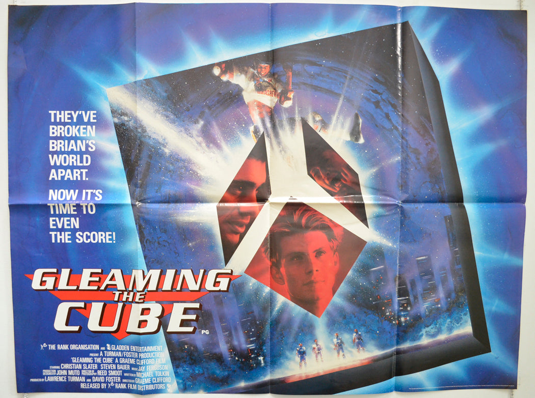 Gleaming The Cube  Original British Quad Poster - Film Poster - Movie Poster 