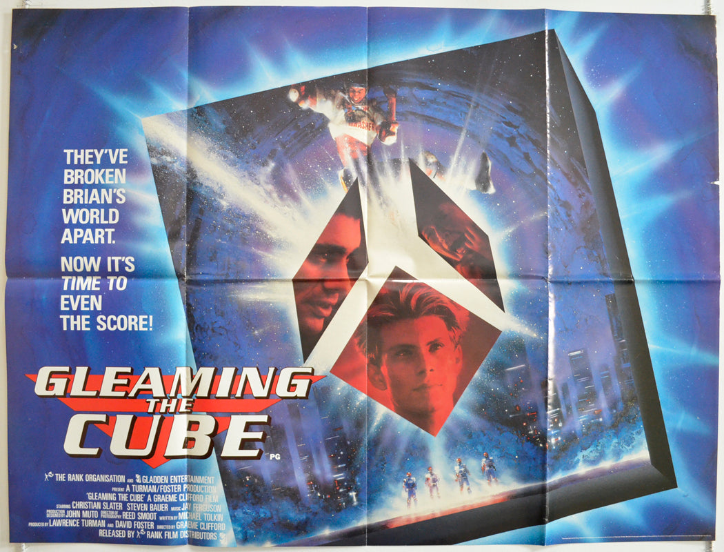 Gleaming The Cube  Original British Quad Poster - Film Poster - Movie Poster 