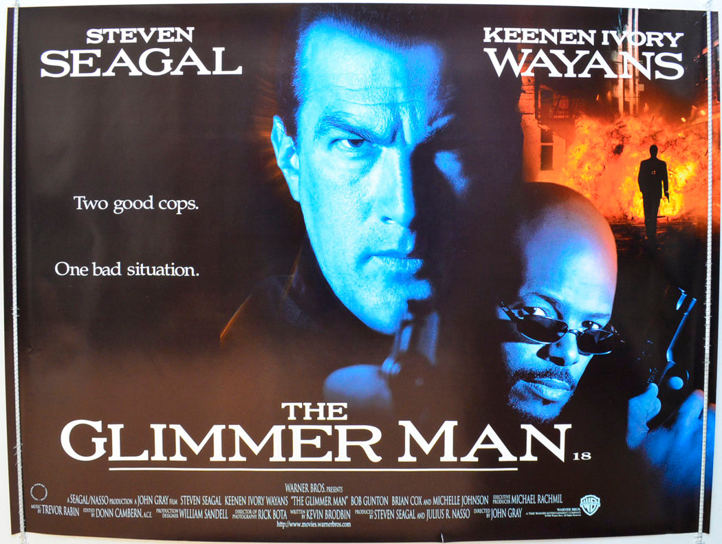 The Glimmer Man  Original British Quad Poster - Film Poster - Movie Poster