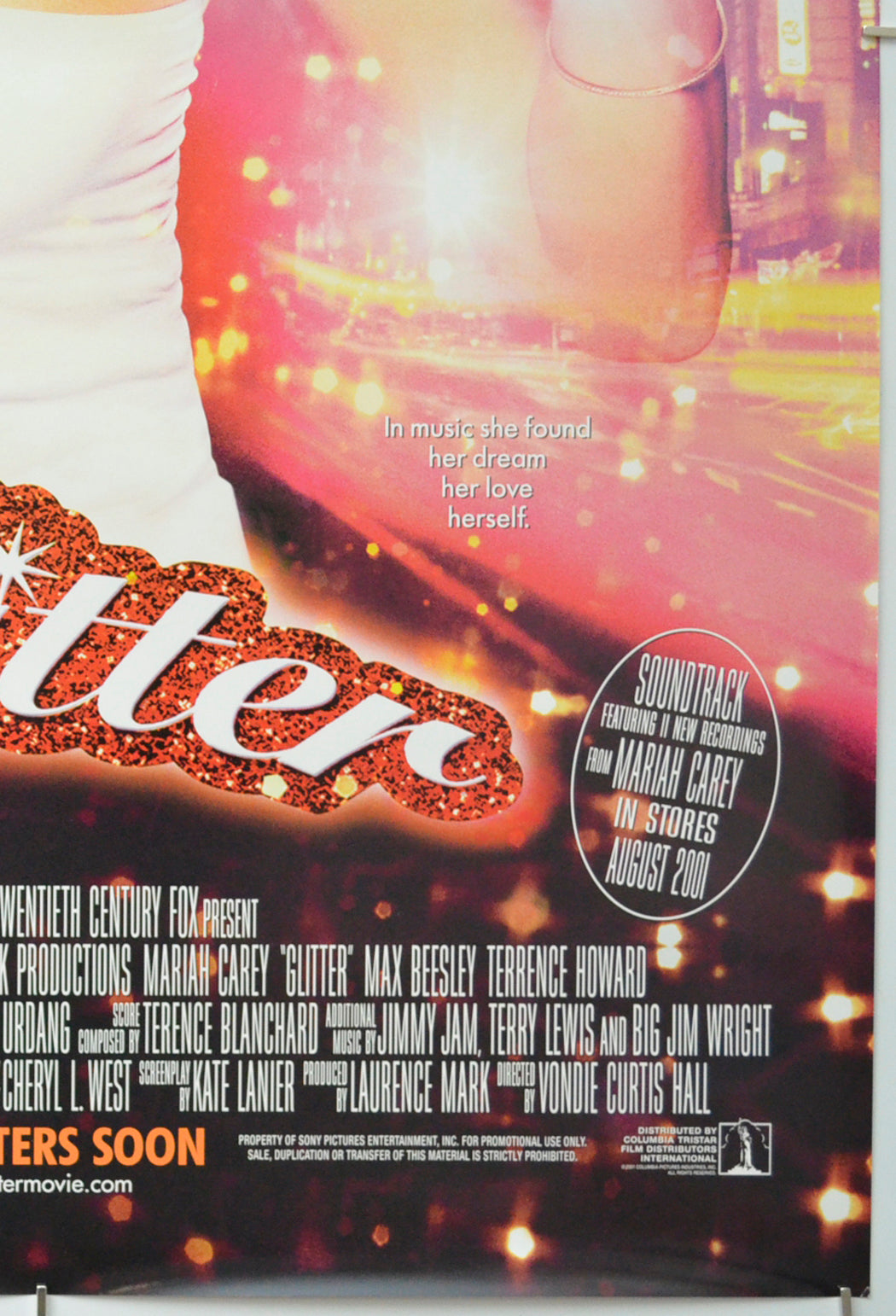 GLITTER (Bottom Right) Cinema One Sheet Movie Poster 