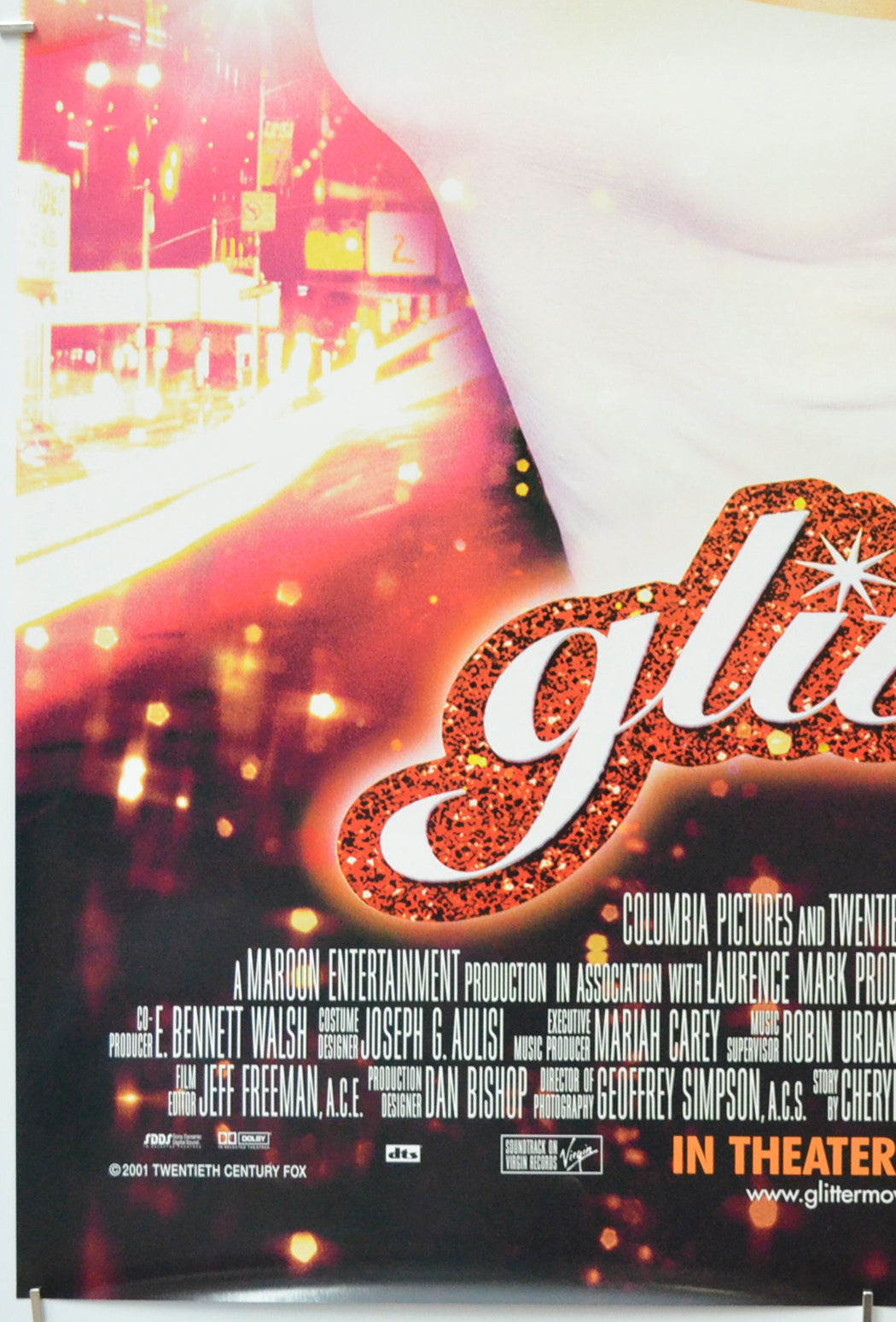 GLITTER (Bottom Left) Cinema One Sheet Movie Poster 