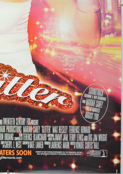 GLITTER (Bottom Right) Cinema One Sheet Movie Poster 