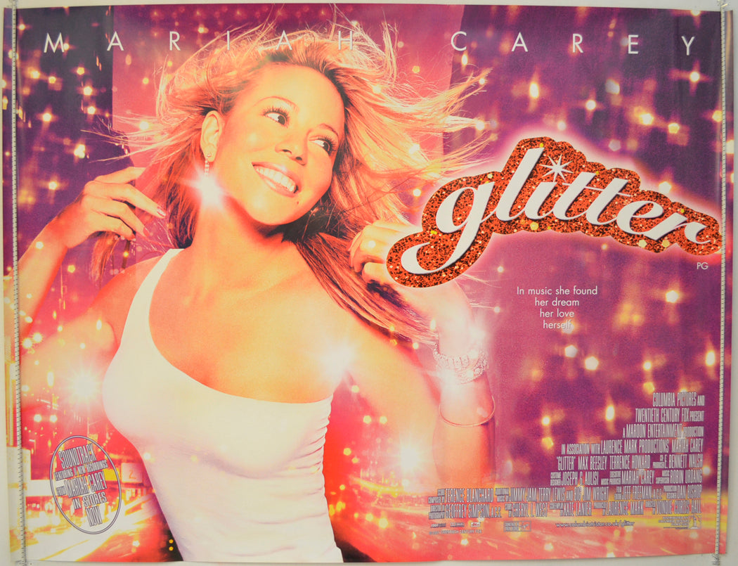 Glitter  Original Quad Poster - Film Poster - Movie Poster