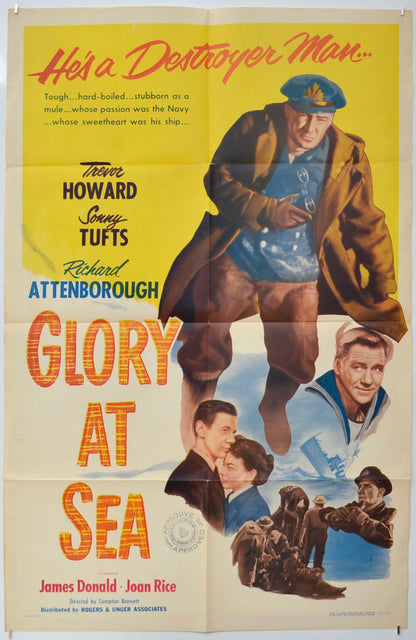 Glory At Sea (a.k.a. Gift Horse)  Original One Sheet Poster - Film Poster - Movie Poster