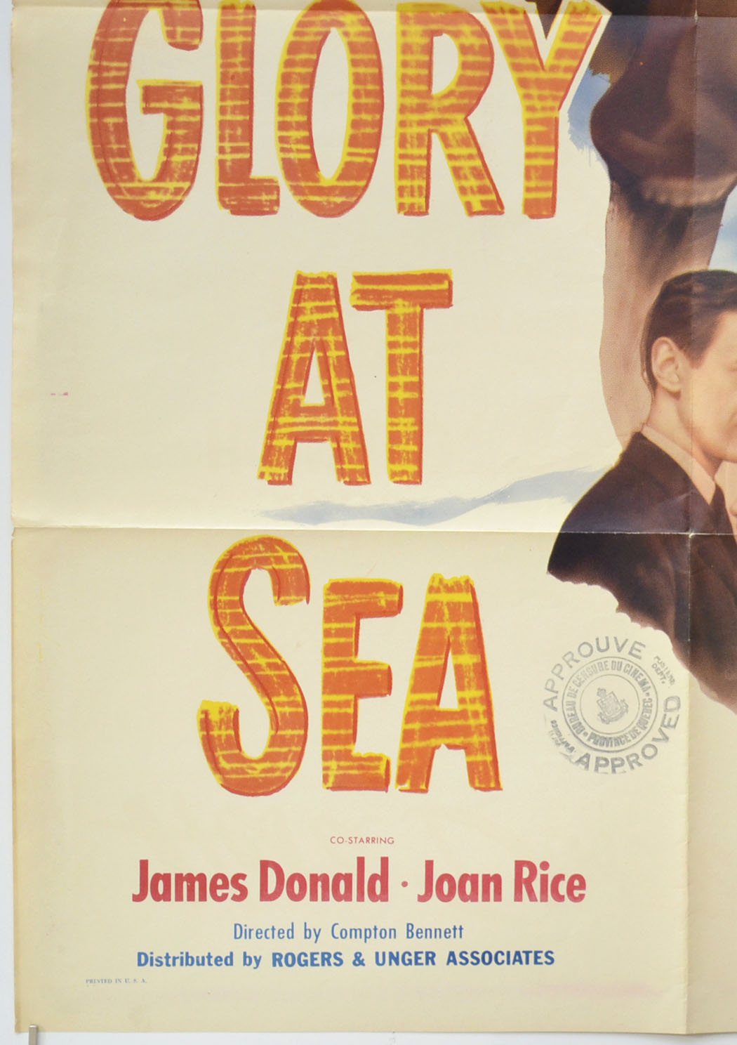 GLORY AT SEA (Bottom Left) Cinema One Sheet Movie Poster 