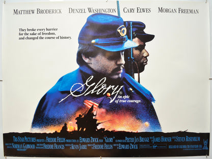 Glory Original Quad Poster - Film Poster - Movie Poster