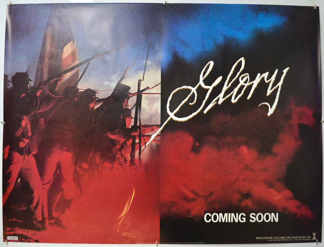 Glory (Teaser / Advance Version)  Original Quad Poster - Film Poster - Movie Poster