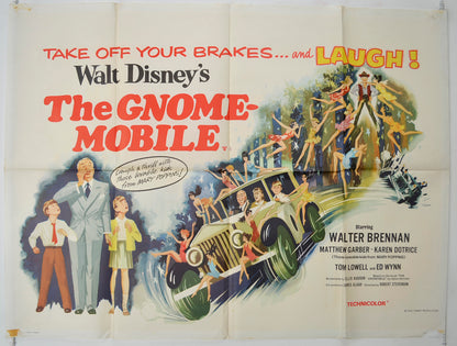 The Gnome-Mobile   Original Quad Poster - Film Poster - Movie Poster 