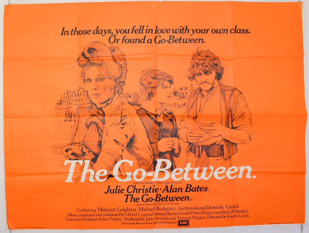 The Go-Between  Original British Quad Poster - Film Poster - Movie Poster