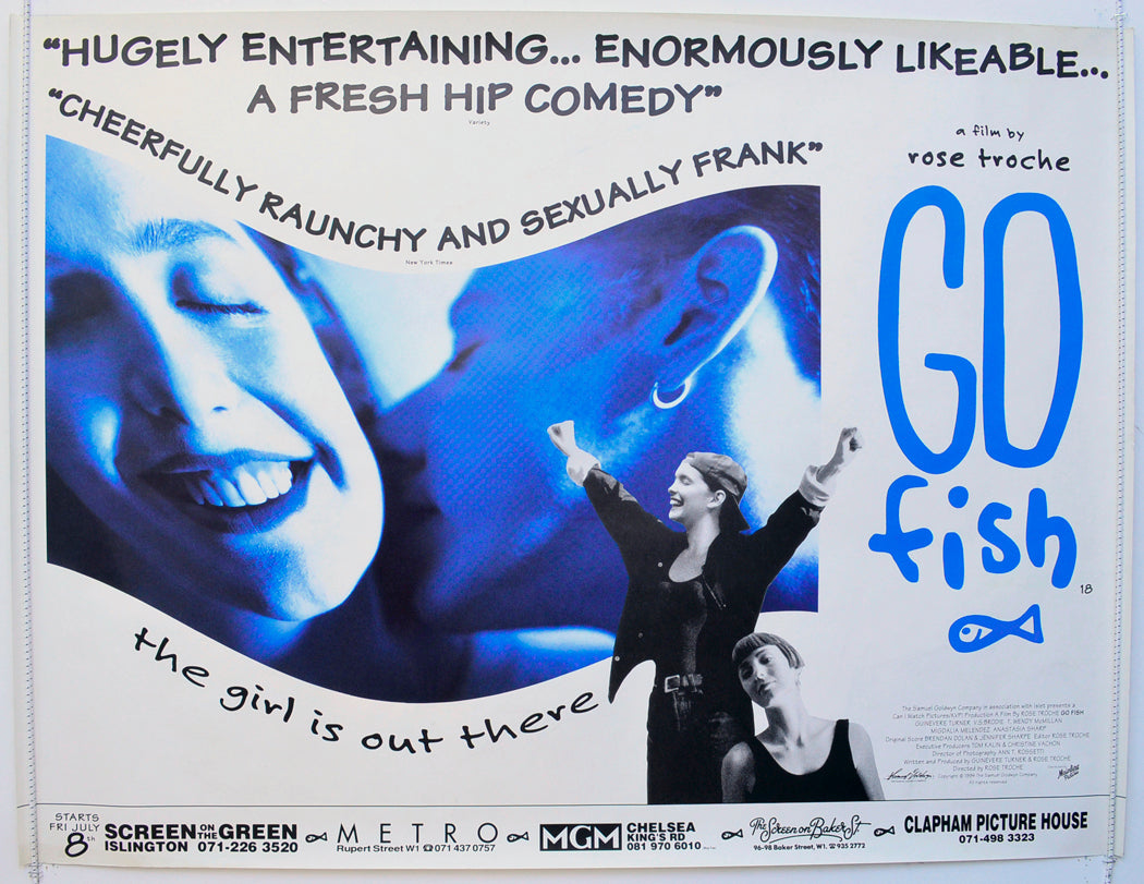 Go Fish  Original British Quad Poster - Film Poster - Movie Poster 