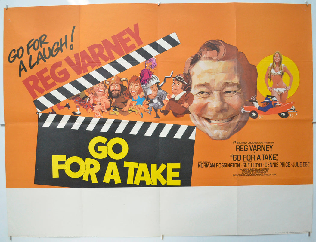 Go For A Take Original Quad Poster - Film Poster - Movie Poster