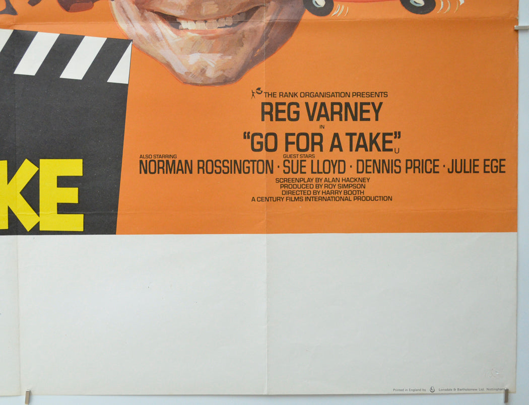 GO FOR A TAKE (Bottom Right) Cinema Quad Movie Poster 