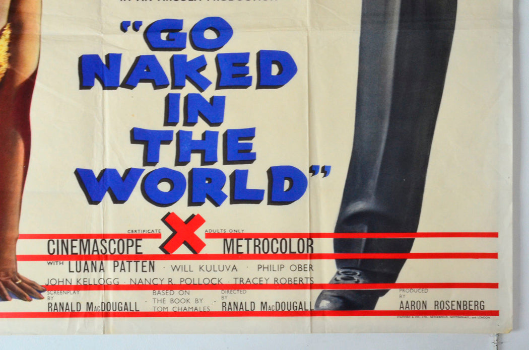 GO NAKED IN THE WORLD (Bottom Right) Cinema Quad Movie Poster 