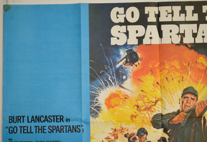 GO TELL THE SPARTANS (Top Left) Cinema Quad Movie Poster 