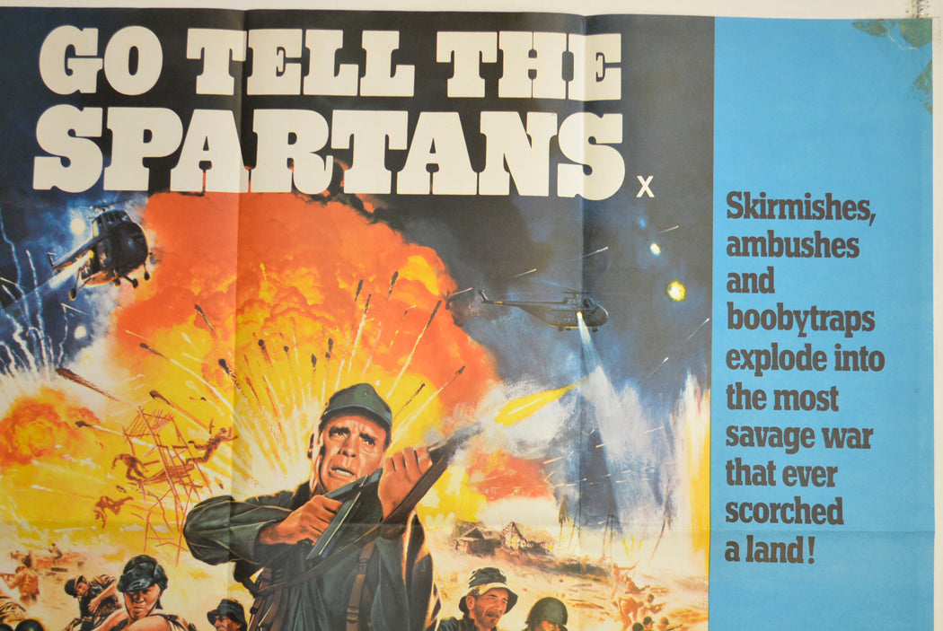 GO TELL THE SPARTANS (Top Right) Cinema Quad Movie Poster 