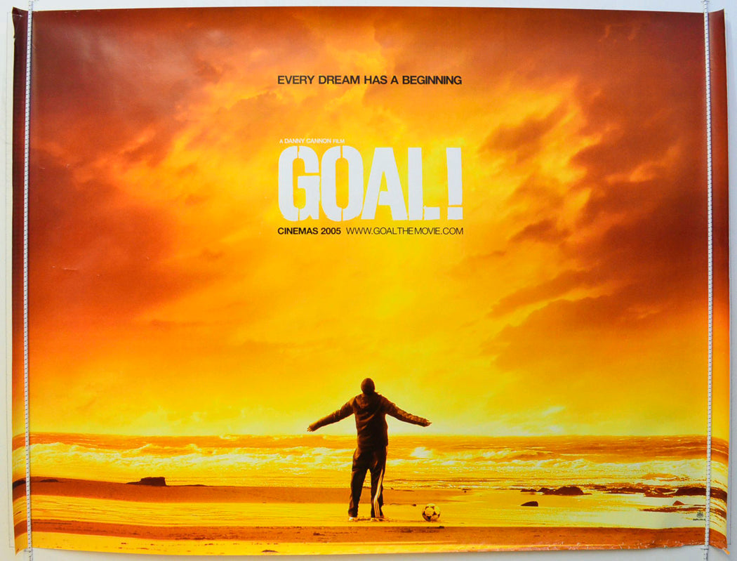 Goal! Original British Quad Poster - Film Poster - Movie Poster 