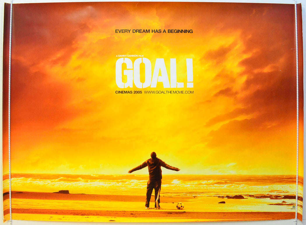 Goal! Original British Quad Poster - Film Poster - Movie Poster 