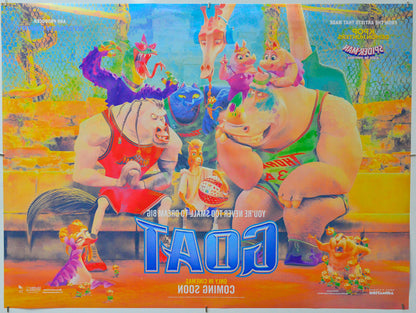 Goat (Back) Cinema Quad Movie Poster 