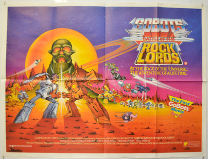 Gobots - Battle Of The Rock Lords  Original Quad Poster - Film Poster - Movie Poster