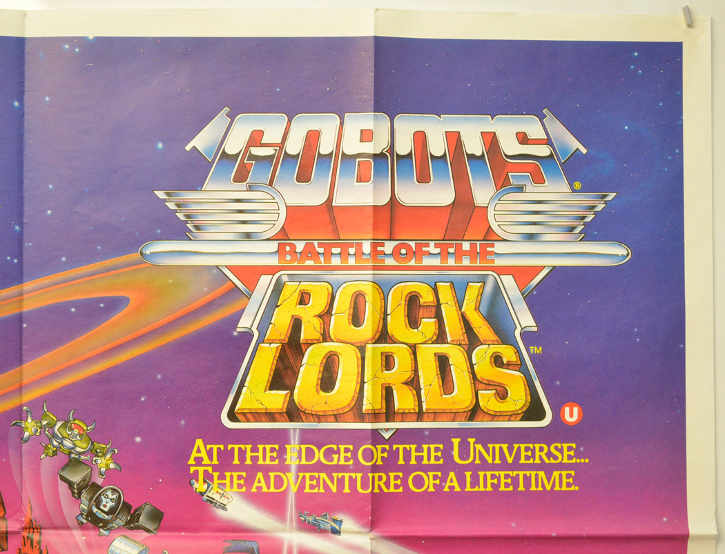 GOBOTS - BATTLE OF THE ROCK LORDS (Top Right) Cinema Quad Movie Poster 