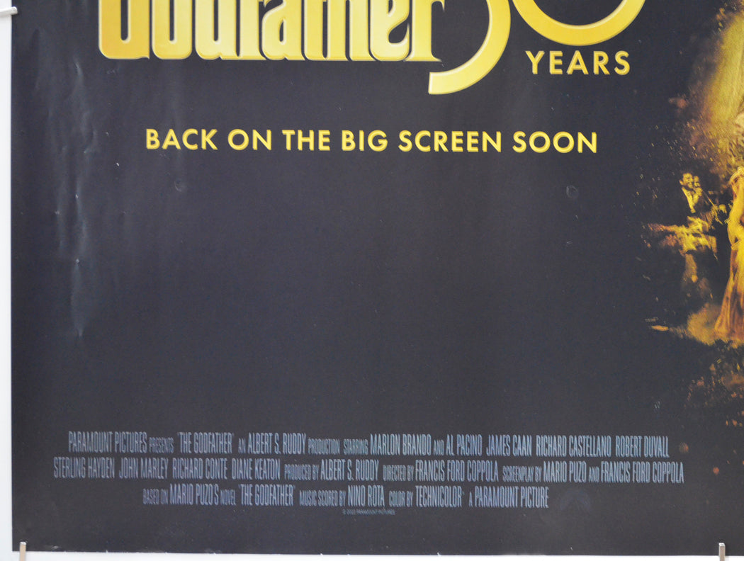 THE GODFATHER (Bottom Left) Cinema Quad Movie Poster 